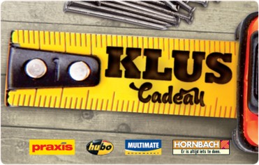 Klus cadeaukaart Klus cadeaukaart